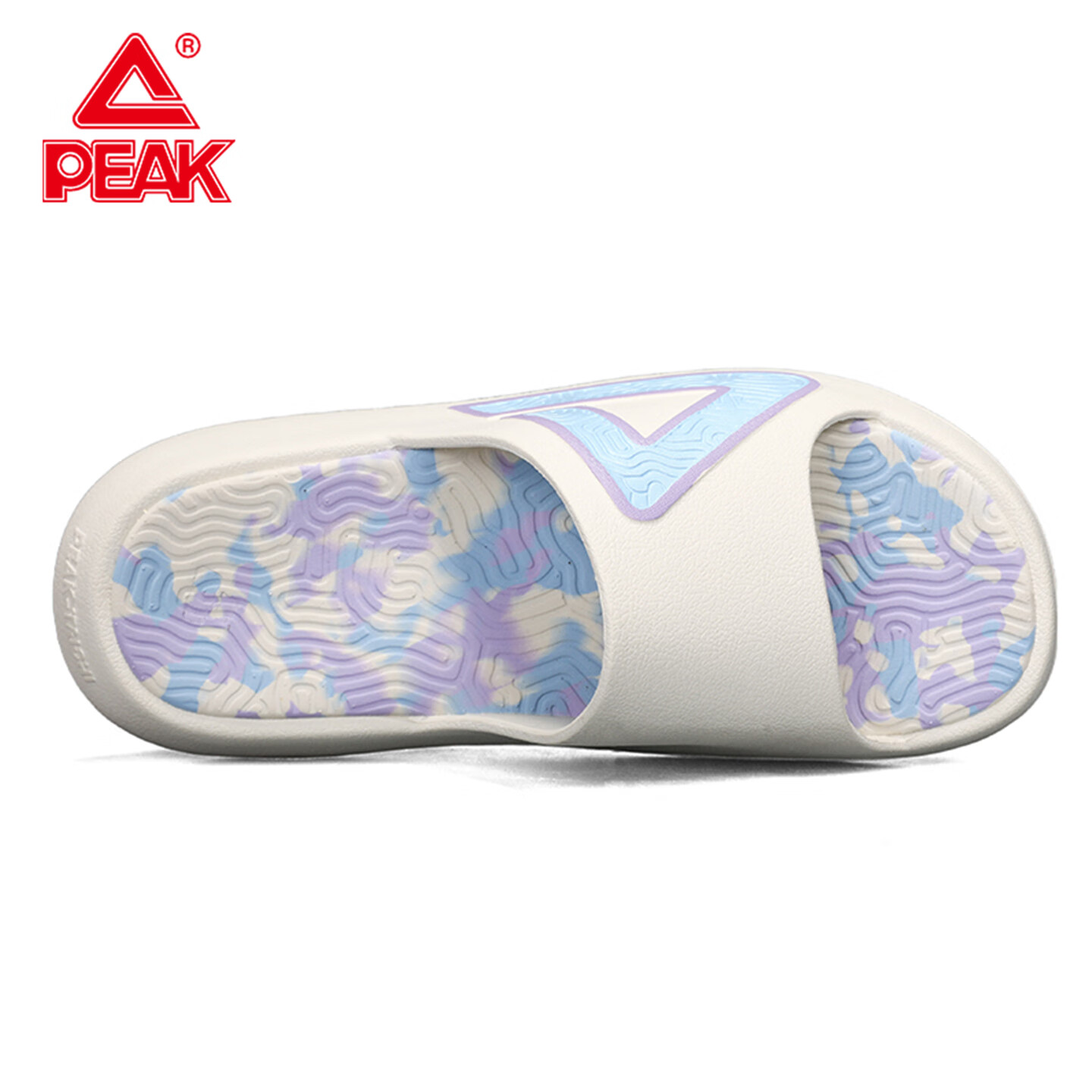 匹克态极拖鞋男鞋夏季外穿运动拖鞋篮球防滑凉拖女款户外沙滩鞋涉水鞋 帆布白色/蓝（女款） 40