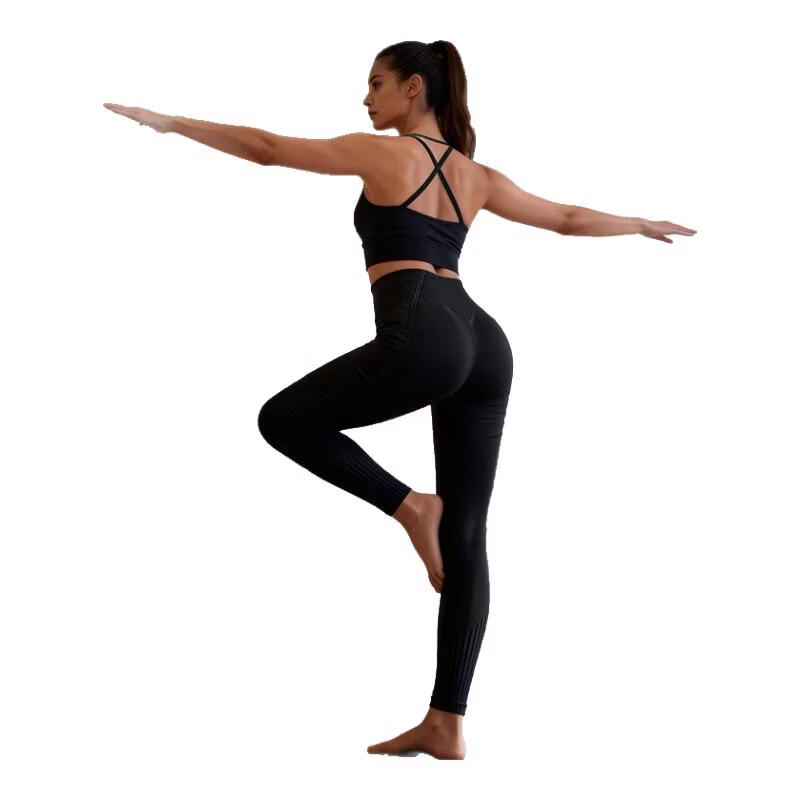 帕米德（PAMELDE）打底裤女训练跑步运动紧身收腹外穿速干提臀健身瑜伽裤鲨鱼裤 星耀黑/尺码可备注换 适合体重125斤以下 M 推荐106-125斤