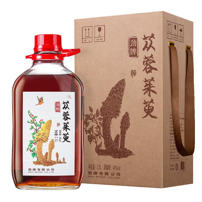 劲牌 劲酒 特色原料浸泡酒苁蓉茱萸酒养生酒自饮送礼 40度 2.3L 1瓶