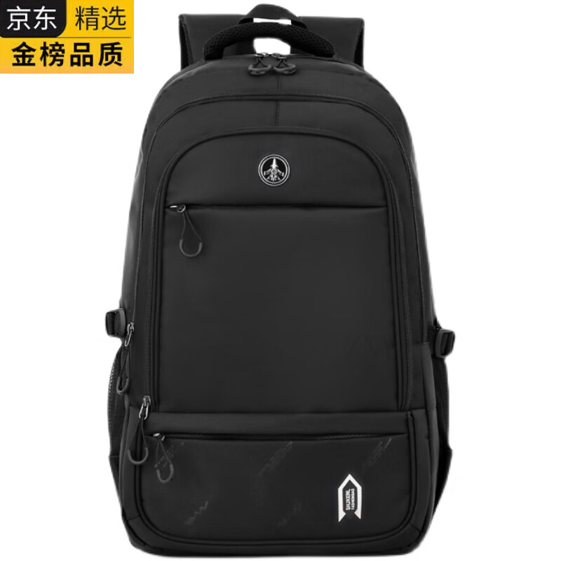 ZNY日本进口名牌背包男双肩包大容量旅行超大休闲户外出差旅游行李70 黑色70升双人旅游打工行李包 014