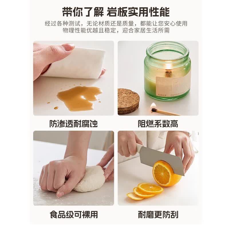 原廷实木餐边柜一体靠墙柜子岩板客厅中古风咖啡柜厨房储物收纳茶水柜 【胡桃色】全实木100cm【岩板+电力轨道插座】
