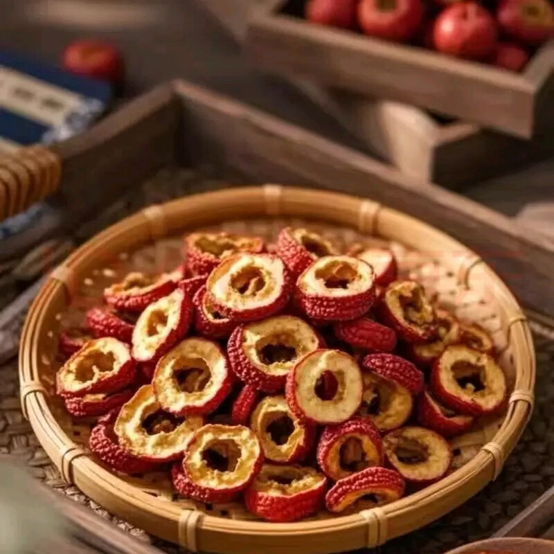 元聚祥正宗无核山楂干真正空心圈无添加特级去仔山楂干泡水养生茶 【手工挑选无核山楂干】共200g[一大罐】 200g*1罐