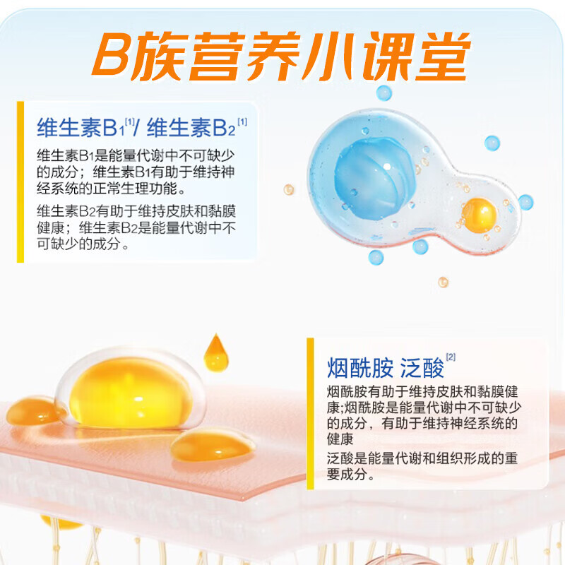 白云山拜迪生物多种维生素b族矿物质片复合维生素多种维生素b族口腔上火 【4瓶装】拍1发4全家共享 120粒*4瓶