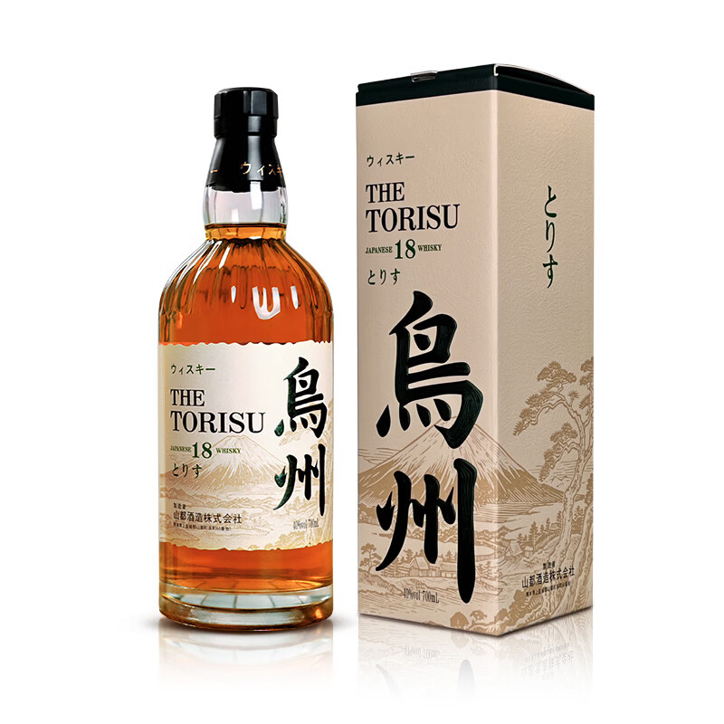 鸟州25日本原瓶进口威士忌酒水楢雪莉双桶陈年日威基酒原装洋酒礼盒装 鸟州18【700ml/瓶】-1瓶