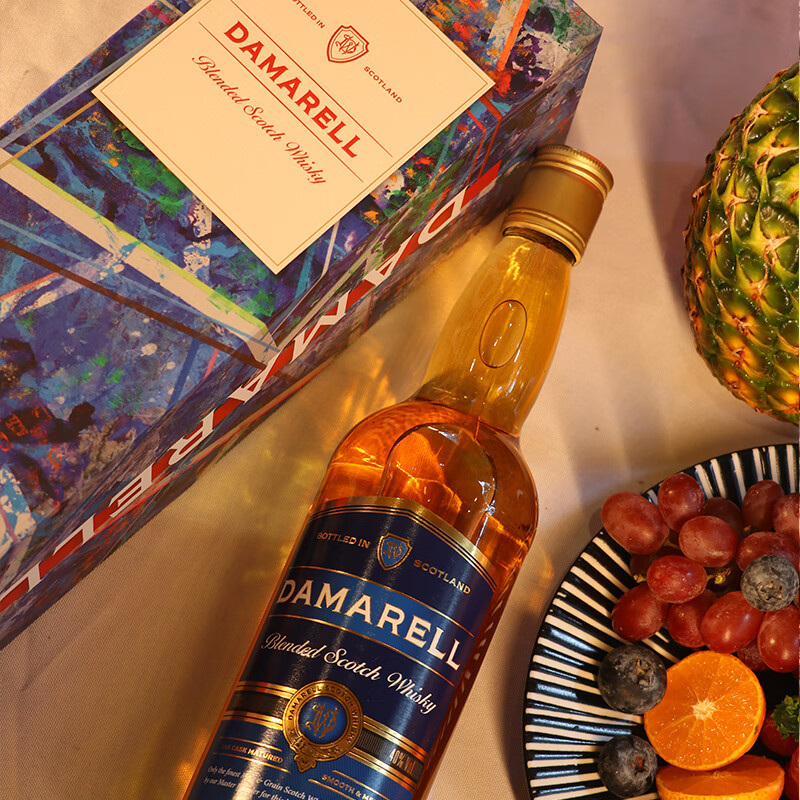 达美亚苏格兰调配威士忌建发酒业进口洋酒烈酒艺术家联名限量珍藏礼盒 700mL 2瓶