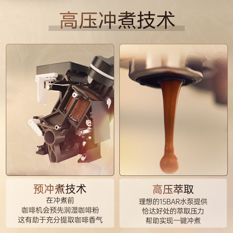 飞利浦【补贴15%】意式全自动咖啡机家用/办公室黑珍珠咖啡机手动奶泡机 12档细致研磨节日礼物 1系小白优选丨12档研磨丨EP1221/69