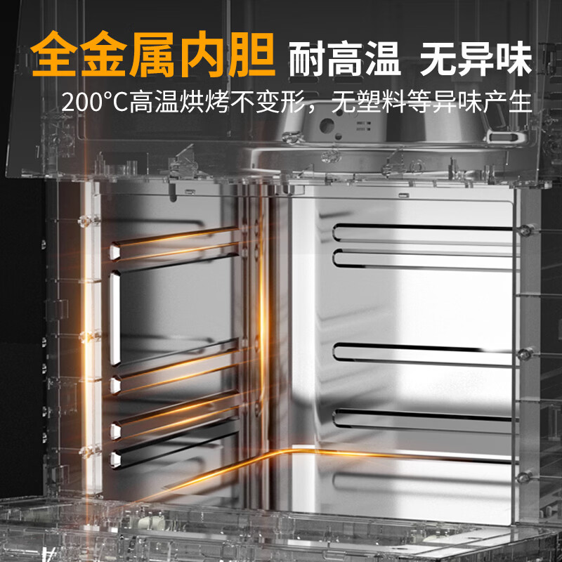 Ronshen容声空气炸锅蒸烤一体2025年新款电烤箱家用微波炉蒸烤一体机可视大容量免翻智能触控三四合一 36L 【烤炸蒸多功能+一年换新+触屏一键菜单】