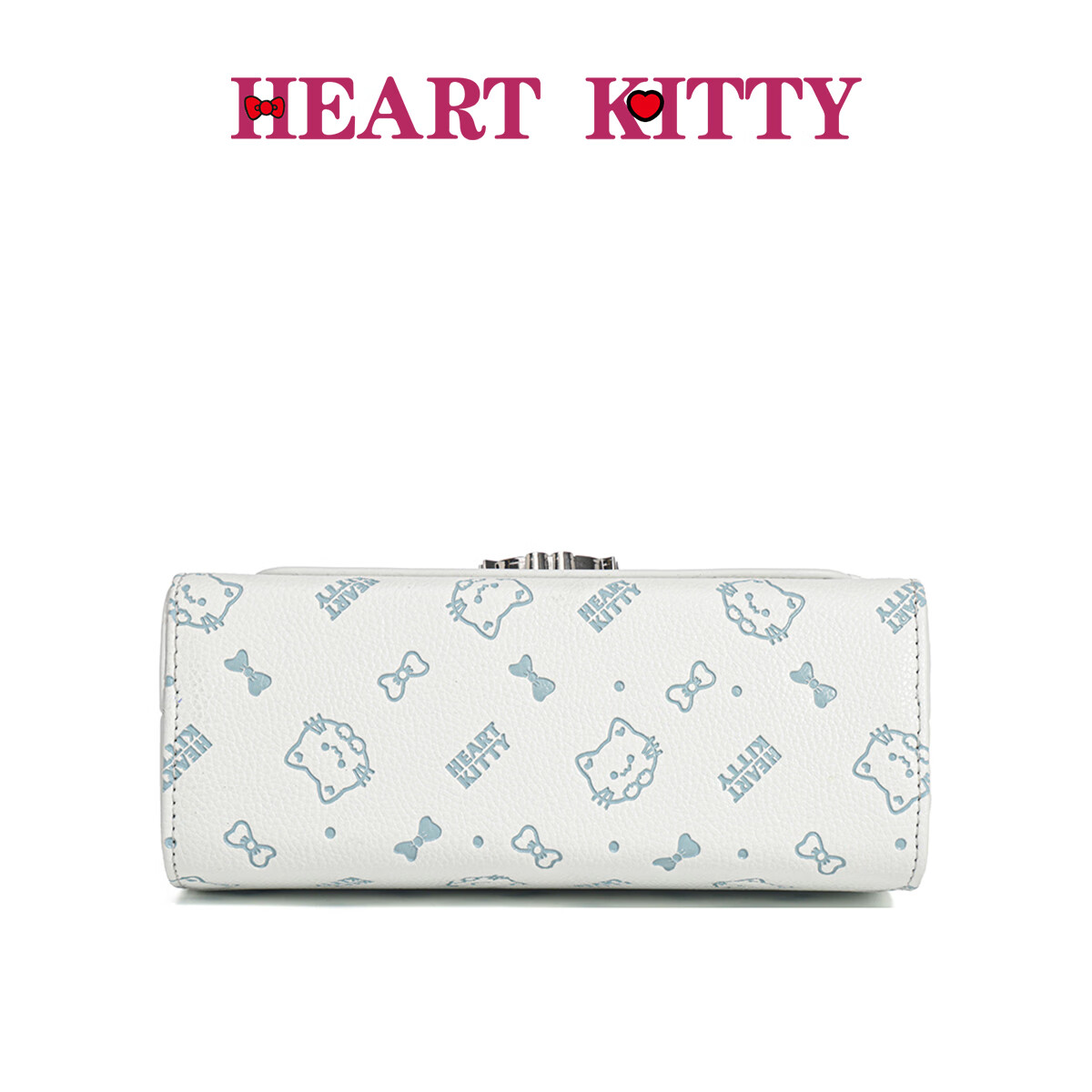 HEART KITTY生日礼物包女包可爱链条包包女式新款单肩斜挎包女卡通精致小方包 6601压花蓝