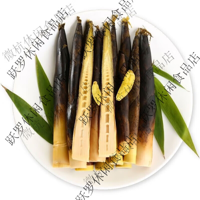 爽口園天目山手剝筍開袋即食新鮮零食手撥筍老湯泡椒脆筍整箱 230克5包泡椒味微辣