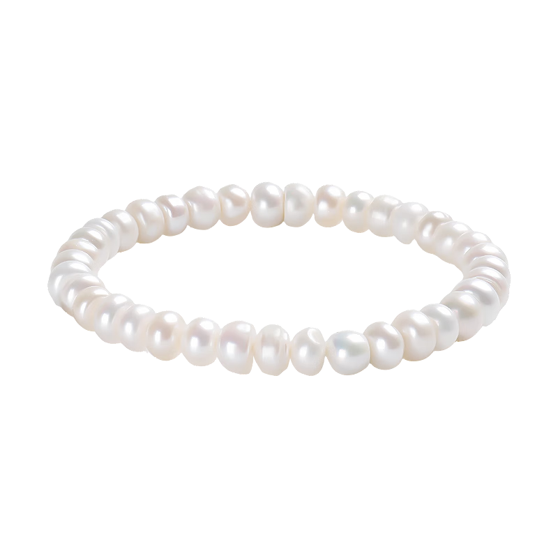 印象眸【价保12.12】淡水珍珠手链馒头珠珍珠手串送女友送妈妈生日礼物