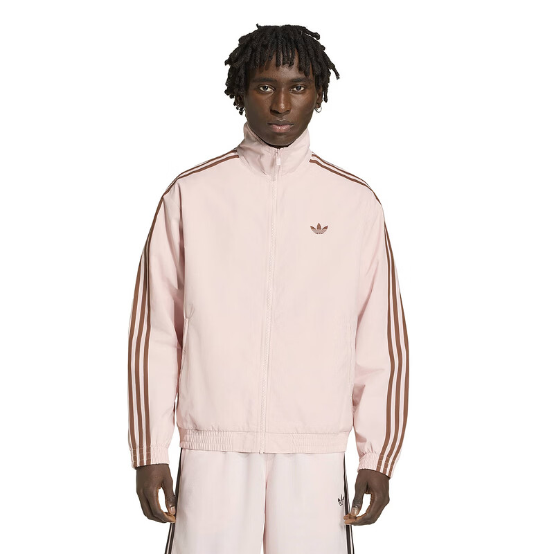 阿迪达斯（adidas）三叶草 外套男FIREBIRD WVN TT足球风日常针织立领运动夹克 KQ9497 XS