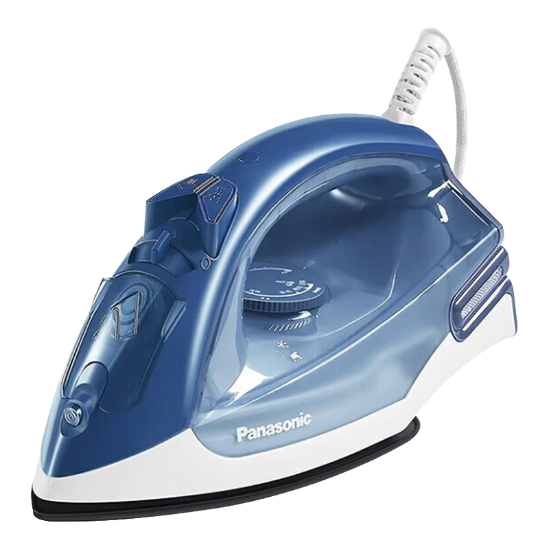 松下（Panasonic）手持挂烫机17g/min水箱0.13升【烫衣神器】电熨斗家用小型大功率大蒸汽熨烫机除皱熨被子NI-P075