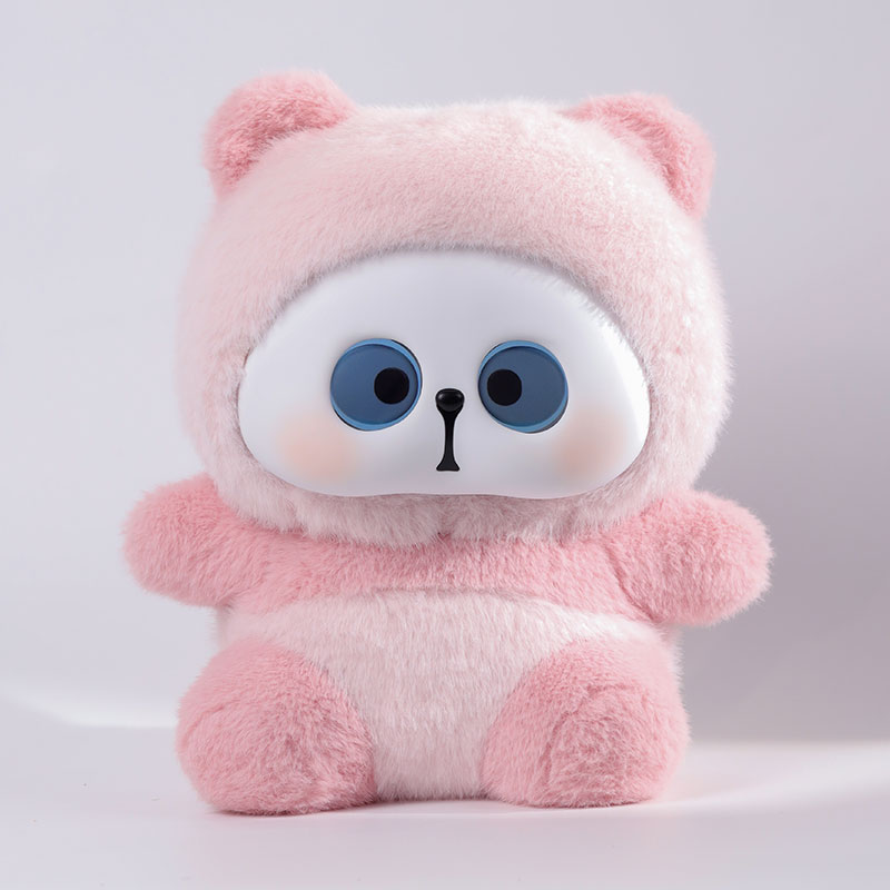 玩具城市Toycity小耙AI人工智能陪伴机器人 豆包聊天对话机器人 儿童安抚娃娃玩具男孩女孩潮玩新年礼物 马卡龙-粉