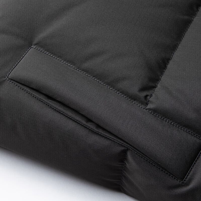 鸭鸭(YAYA)羽绒服男短款立领连帽中青年保暖2025冬季新款户外工装外套 黑色【立领】 XL 180(建议135-150斤)