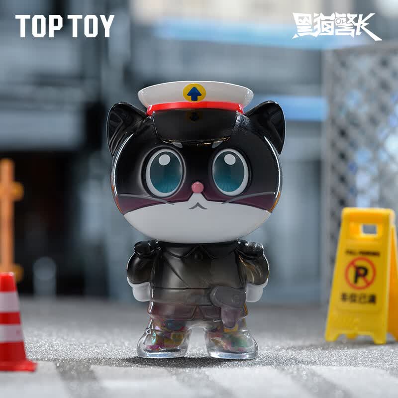 TOP TOY黑猫警长安心小队系列手办盲盒摆件周边儿童男生生日礼物 单盒（款式随机）