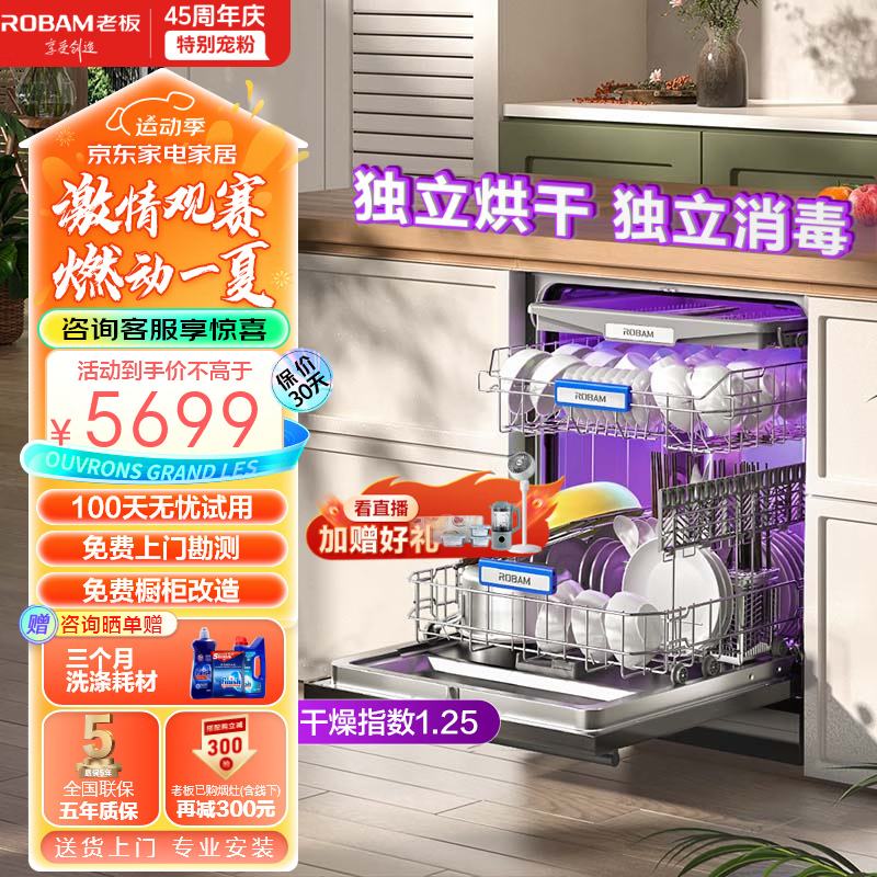老板B66D 17+1套嵌入式洗碗机怎么样?值得买吗?一文深入了解-图片8