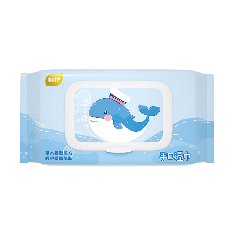 ֲ�� С�����ֿ�����ʪ�� 80Ƭ ���� �Ӵ�Ӻ� ���ǳ�ȡ 3.9Ԫ/80��