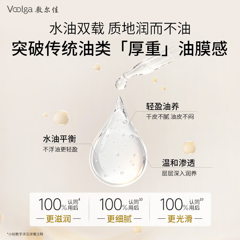 敷尔佳【水油同补】敷尔佳人参水油次抛细胞级抗皱紧致抗衰老精华淡纹 1盒装（30支）