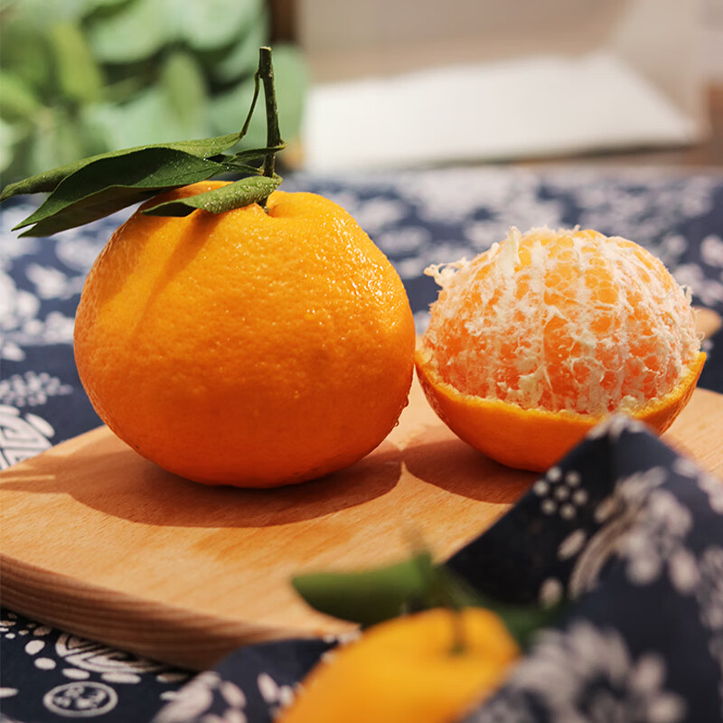 万果风情四川春见耙耙柑新鲜粑粑柑应季水果柑橘子 带箱5斤彩箱装【净重4.5斤】 果径75mm+