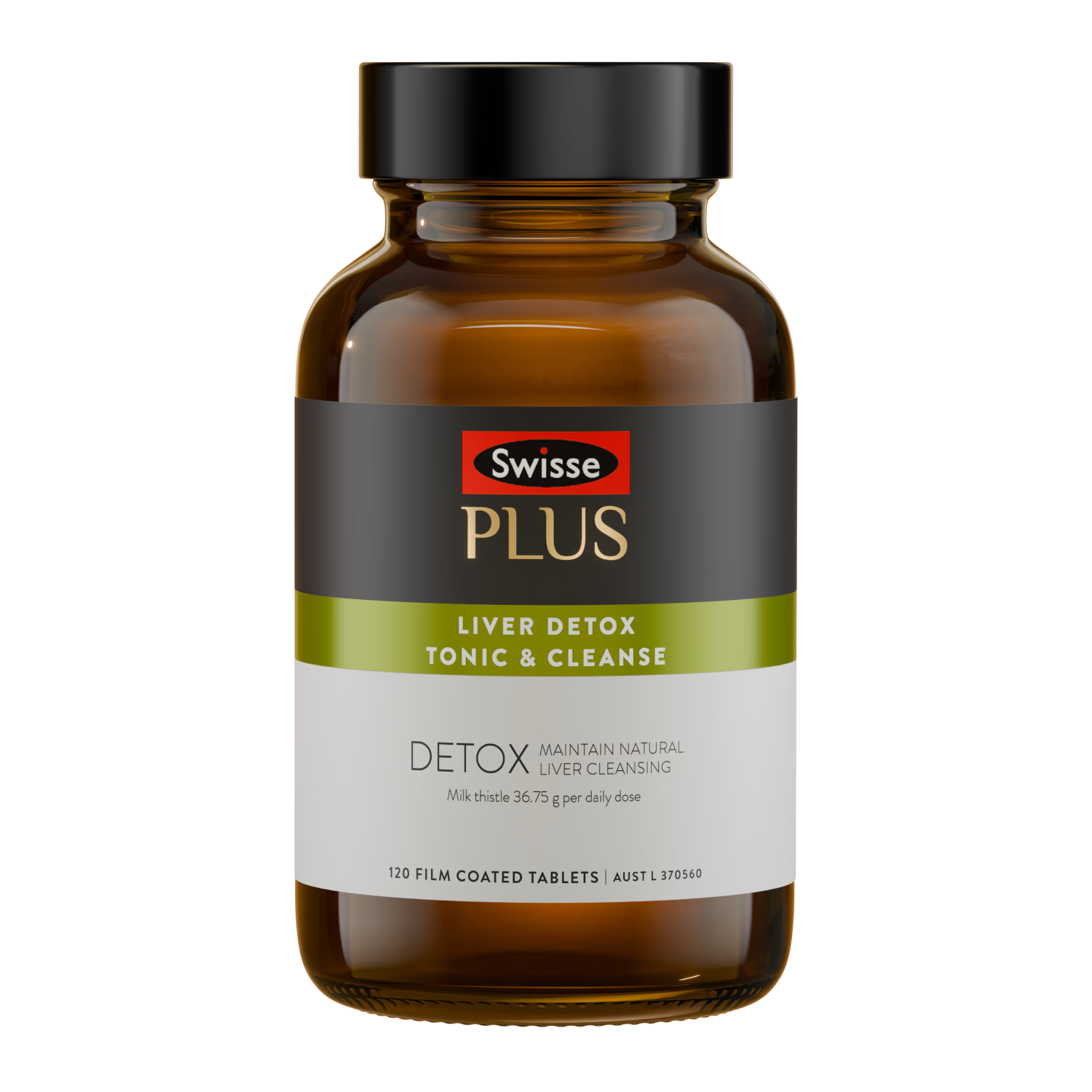 Swisse斯维诗 PLUS护肝净肝片 70倍浓缩奶蓟草 含姜黄洋蓟甘草120片/瓶