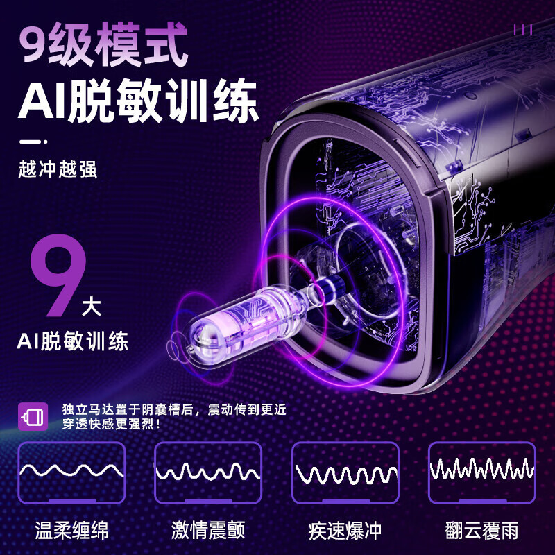 杰士邦纳斯飞机杯全自动加热吮吸自动吞吐男用性成人情趣用品训练神器 AI训练杯+小巧翘臀+紧致倒模+玻尿酸润滑液+礼包