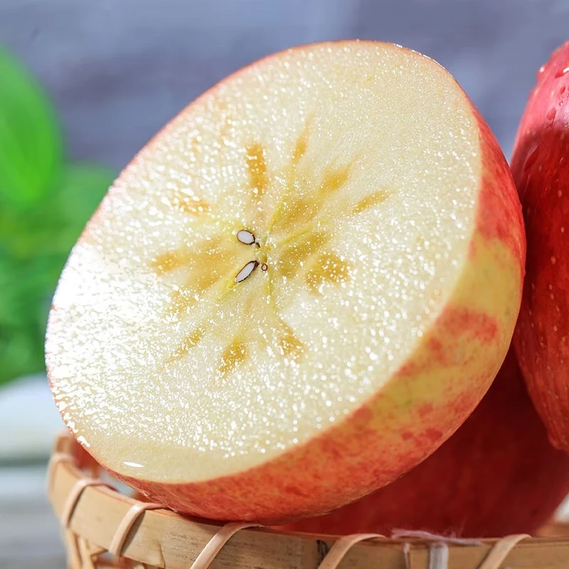 壹棵弘芯正宗新疆冰糖心苹果水果时令脆甜丑苹果红富士水果生鲜整箱 严选10斤80±3mm 净重约8.5斤+