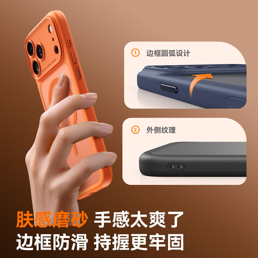 玄皇适用iphone17promax手机壳苹果17pro镜头全包防摔保护套AI相机按键肤感磨砂抗指纹磁吸充电软边框 【白色】原机拍照按键丨magsafe磁吸 iphone17promax【赠无黑边康宁膜】