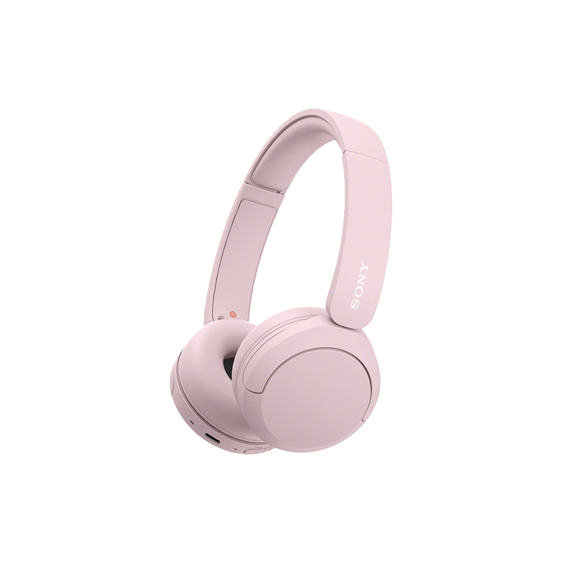索尼（SONY）WH-CH520 舒适高效无线头戴式蓝牙耳机 舒适佩戴 音乐耳机 粉色 WH-CH520