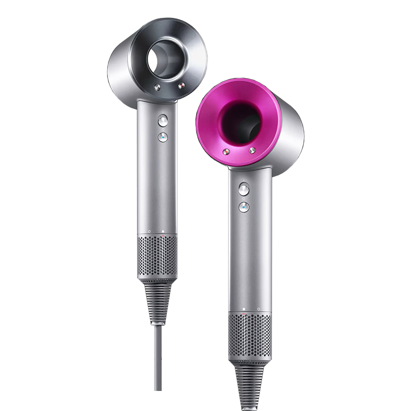 【新国标3C认证】戴森同款45亿+负离子吹风机宿舍旅游家用静音大功率不伤发速干高速无叶电吹风机 【官方强森玫红顶配】不含风嘴+45亿+负离子护发