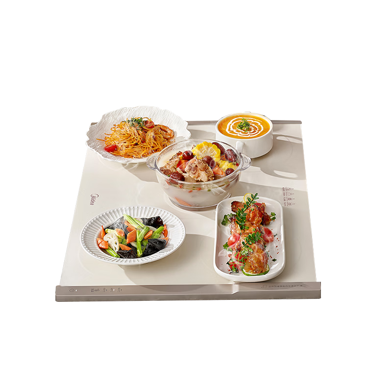 美的（Midea）随心卷柔性折叠暖菜板饭菜保温板家用多功能热菜板热牛奶神器加热桌垫加热杯垫火锅加热垫MC-BWR01