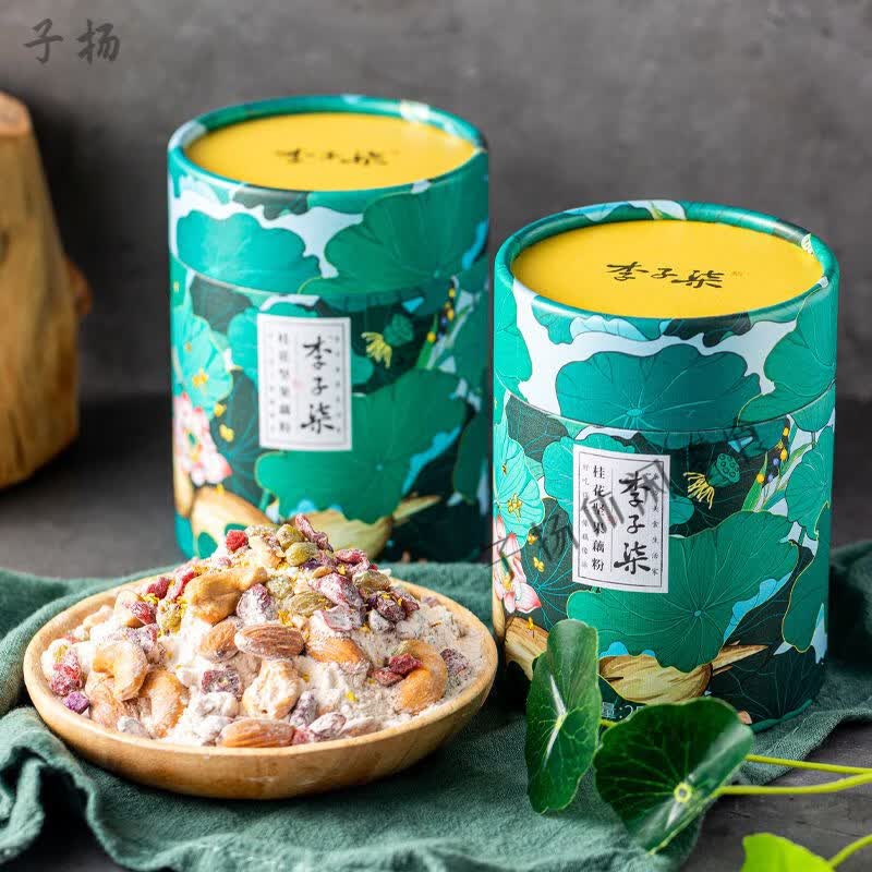 桂花坚果藕粉罐莲藕羹莲藕粉营养早餐代餐