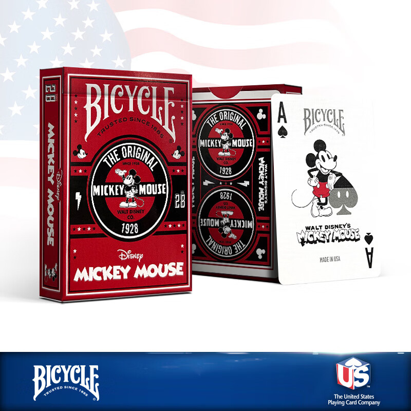 佳易娱乐（goodeasy）单车扑克牌扑克牌联名周边收藏花切扑克纸牌米奇100 【迪士尼经典米奇】