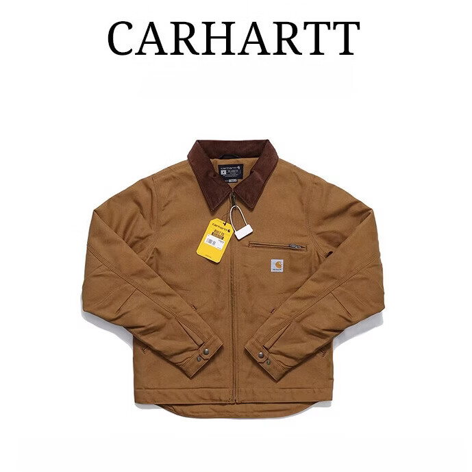 Carhartt卡哈特秋冬季新款保暖经典休闲工装夹克外套 103828棕色 XL