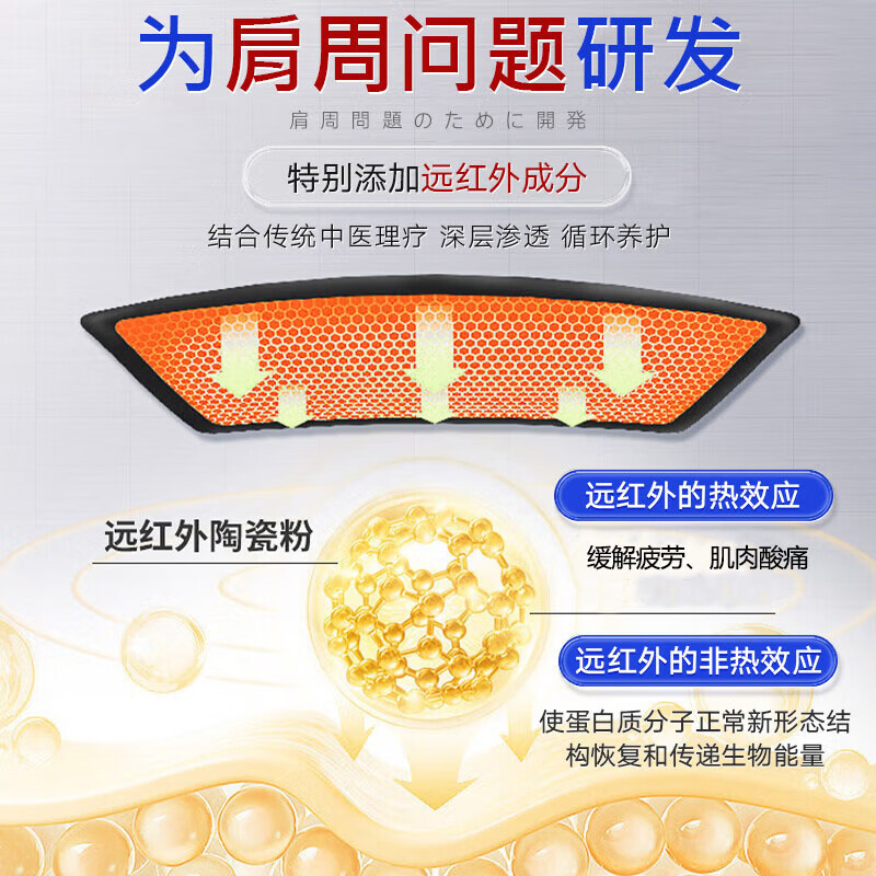 坂崎制药肩周炎专用贴膏100%特肩颈贴肩膀疼痛肩周劳损抬不起胳膊日本品牌 10贴*3盒 周期装 10贴/盒