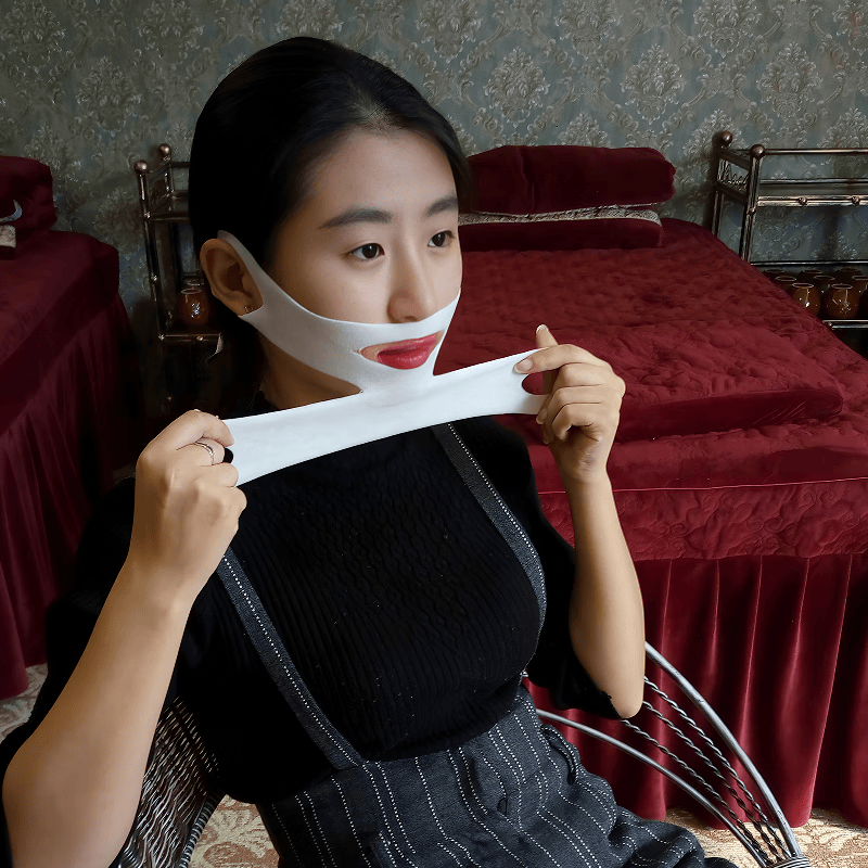 美肤樱玫V脸面膜提拉紧致脸颊下颌颚线淡法令纹提升轮廓双下巴贴抗皱水肿 20片