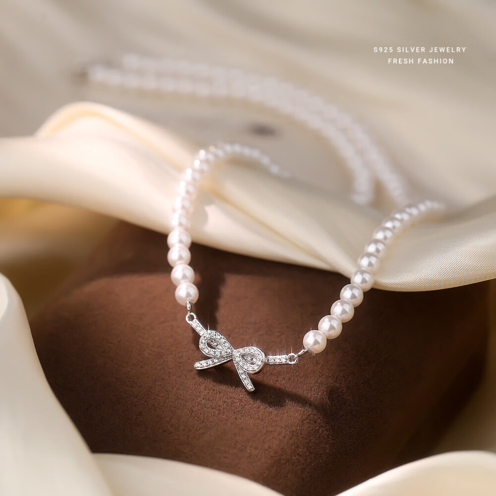 ��������ʩ��S925��ʽ�����������������Ů΢���������ݸ߼��������� A4297���/�󻪲�����ư׽� 925�� 209Ԫ