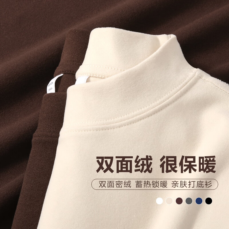 ��ʫ���ﶬ�����ް�����¿��д������ů�¼��޴����и��촿ɫ��ʿ�ڴ� ��ɫ-���� XL ���Ƽ�100-115� 21.45Ԫ