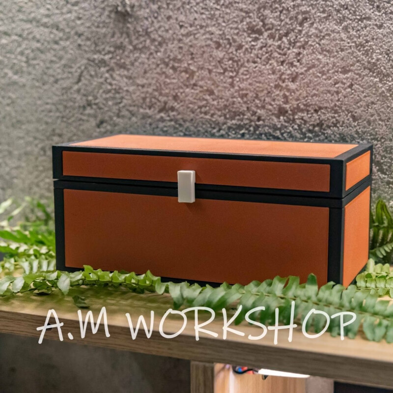 我的世界超大宝箱储物箱3D打印可动桌面摆件diy摆摊定制 单独一个200mm长宝箱(内部不含东西)