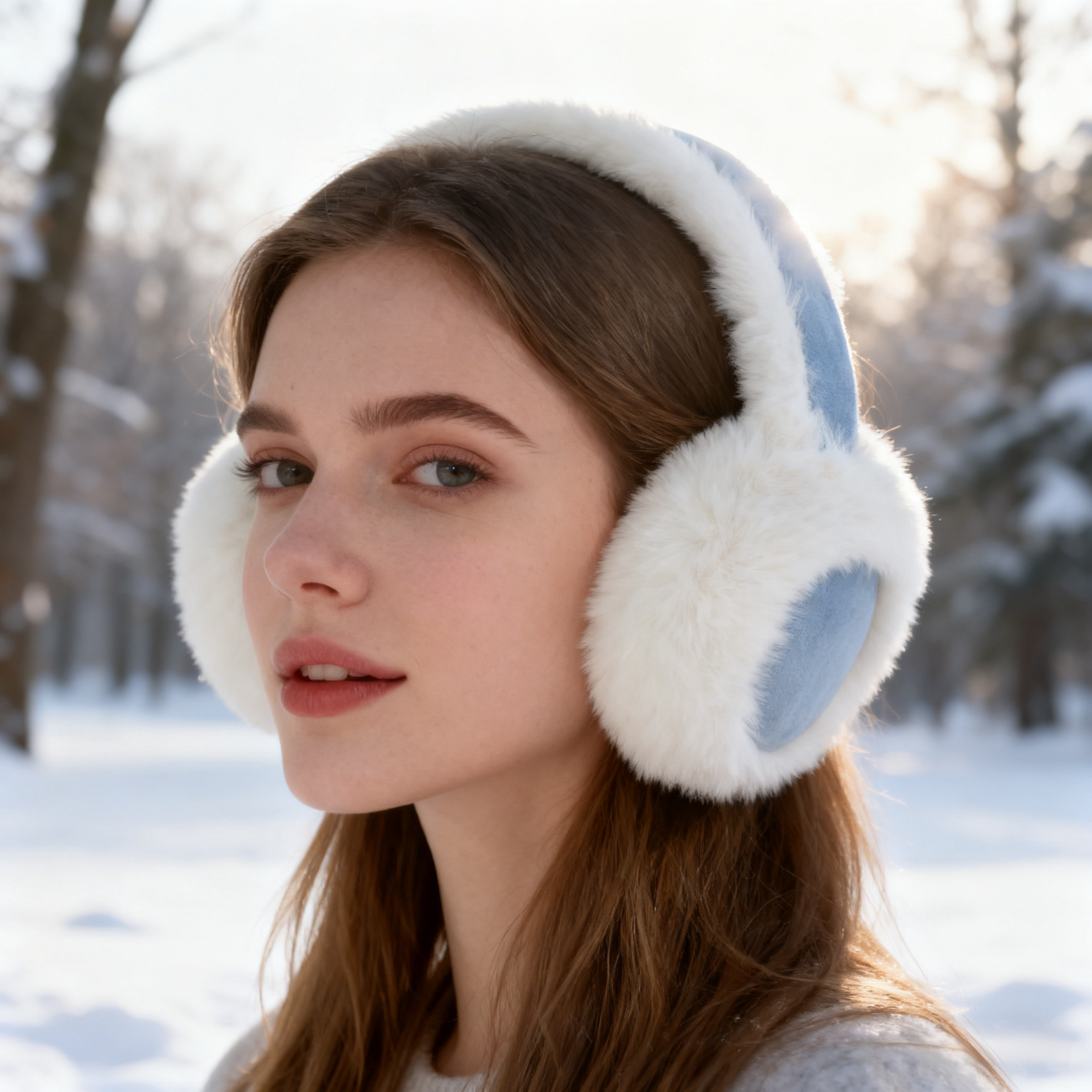 耳罩女生保暖可爱学生时尚护耳套男生耳包耳暖防寒防冻耳捂子 黑色