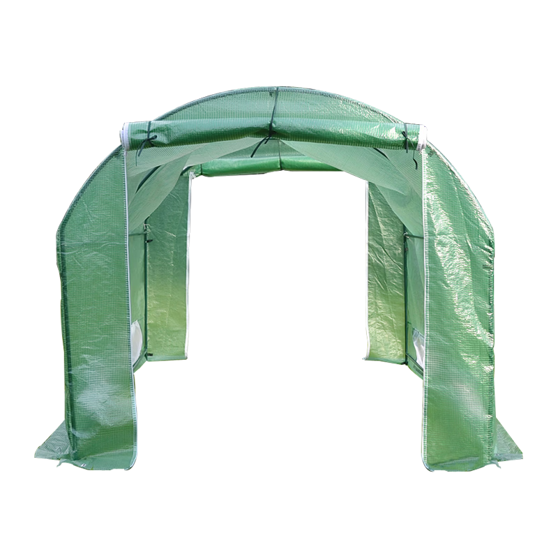 雅德閣3米溫室大棚戶外雞鴨鵝養(yǎng)殖大棚多肉植物花園蔬菜保溫棚鋼管大棚 綠色 3x2x1.7米