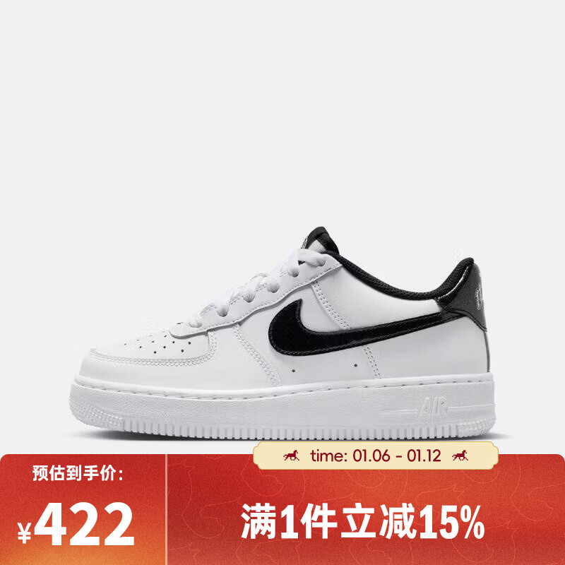 �Ϳˣ�NIKE�����ϲ��˶���AIR FORCE 1 LV8 2 KI (GS)����Ь IM4402-100 37.5 396.2Ԫ