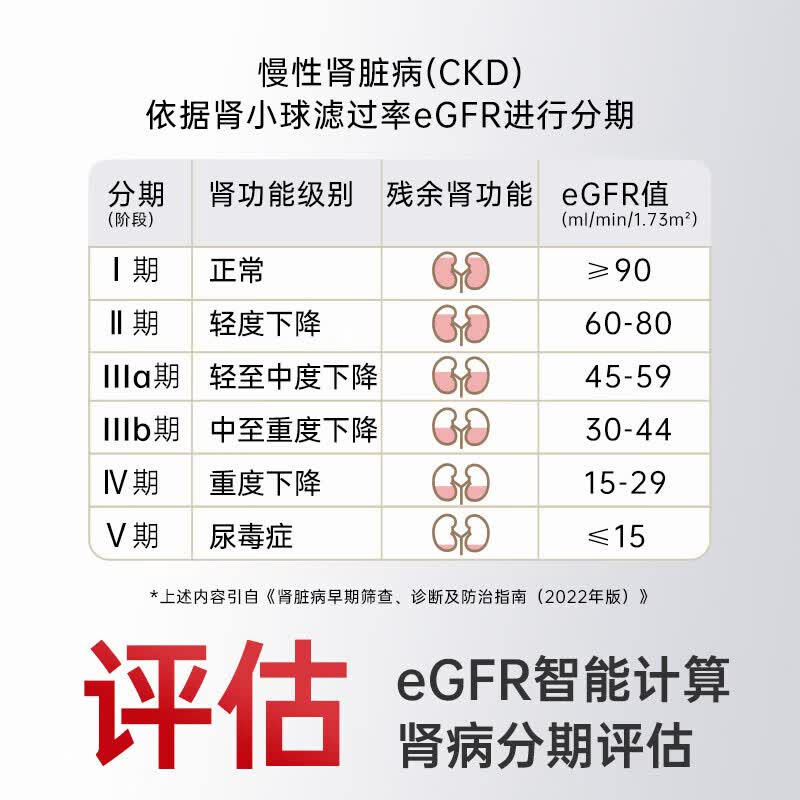 三诺肌酐检测仪家用条纸Cr1 Air肾康血蓝牙款仪器 【普通针】无仪器+10(试纸+采血针+酒精棉)