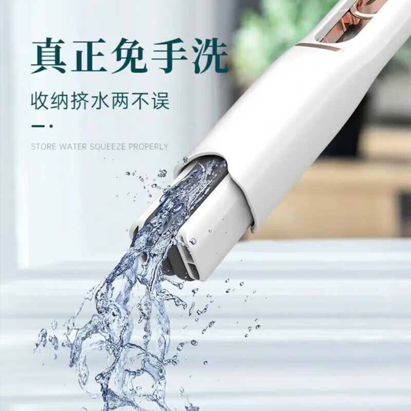 茉舟【精选百货】桌面手持迷你小拖把多功能折叠免手洗海绵吸水厨房家 单个替换绵头(只有绵头,无拖把