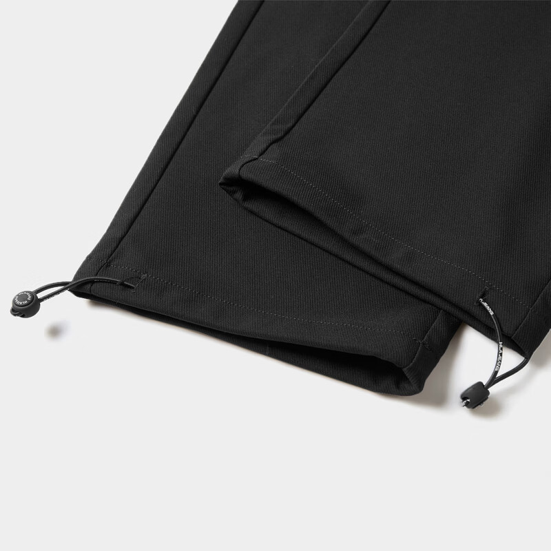 黑鲸（HLAJEANS）海澜之家旗下黑鲸大口袋工装休闲裤男24年秋新宽松裤子男商场同款 黑色57 XL