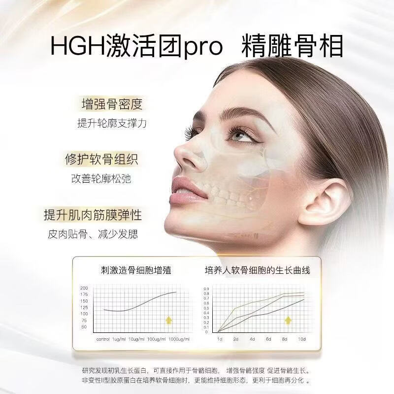 尔娅贝180 the conceptnutricosmetica概念180西班牙陈伟霆同款骨相抗衰 【H6反重力胶囊2.0】 60粒*3瓶 面部重塑配方提拉紧致轮廓