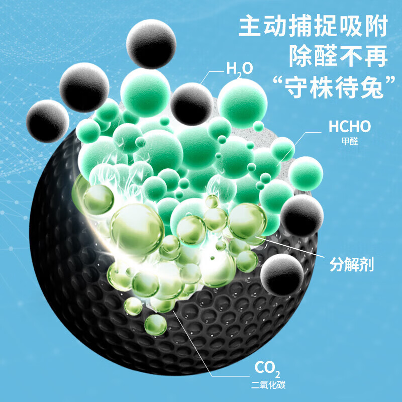 绿之源绿之源活性炭除甲醛碳包新房车家用除味甲醛清除剂碳包竹炭包 倍吸力车房两用4000g（40包）