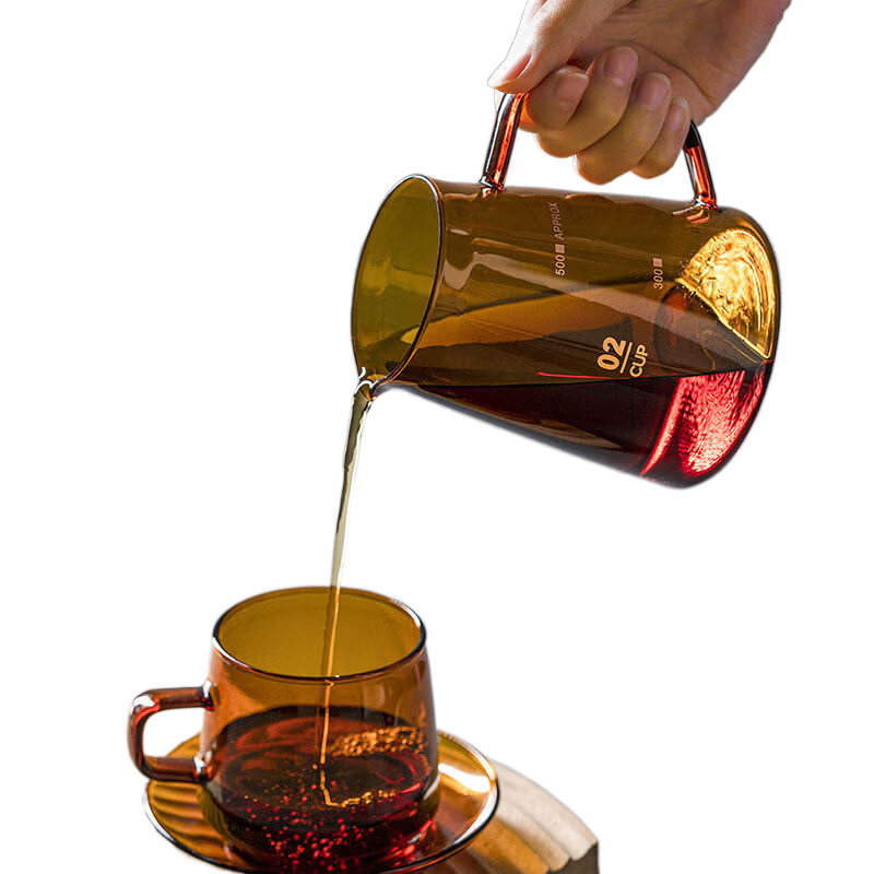 circle joy 圓樂手沖咖啡滴濾杯 家用分享咖啡云朵沖泡器具套裝 琥珀·手沖咖啡分享壺