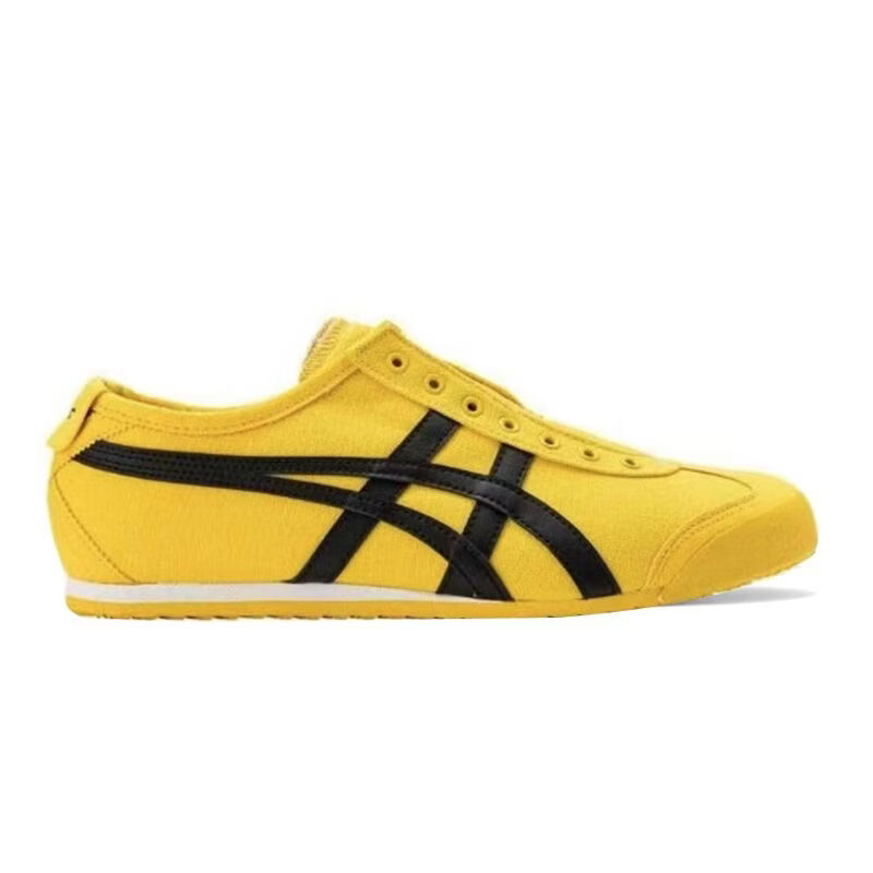 莆田纯原Tiger鬼冢家帆布男女鞋秋季经典阿甘百搭情侣运动休闲鞋 李小龙（帆布）一脚蹬 44