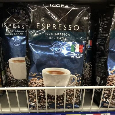 瑞吧麦德龙意大利RIOBA100阿拉比卡咖啡豆铂金1kg意式特浓 1000g
