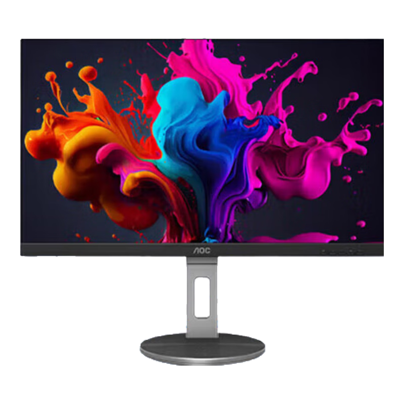 ���ڲ�����AOC 27Ӣ�� 2K IPS���ӽ� 100Hz ���ð칫 ���� TUV�����ⲻ�� ��ת����Һ����ʾ�� Q27N3S2 988Ԫ